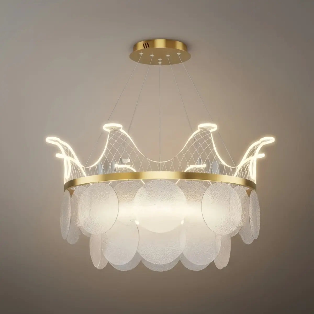 Modern Gold Chandelier